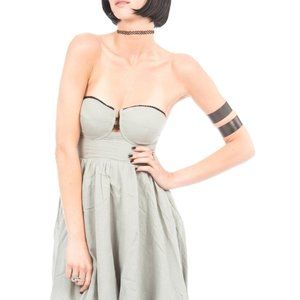 One Teaspoon Bustier Dress Size S/8 Sage Green